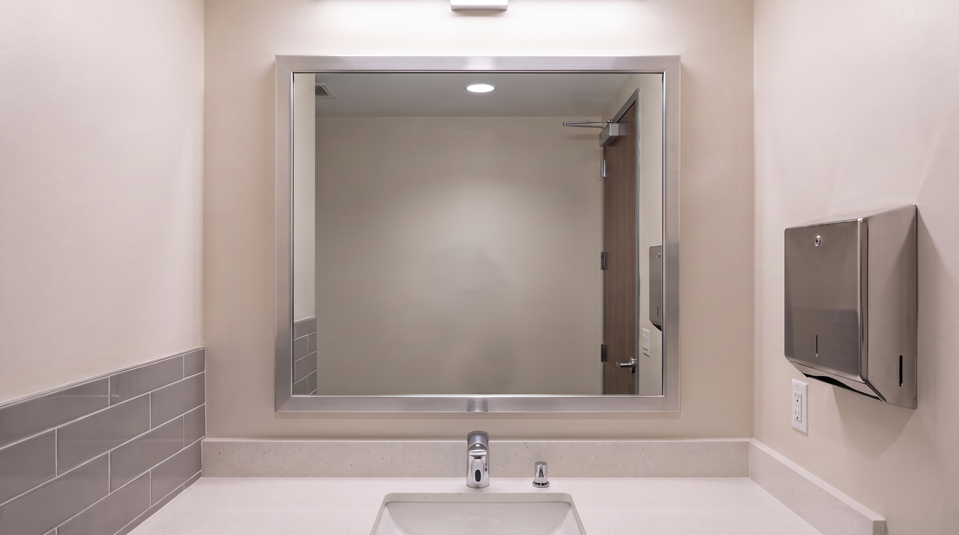 Frame suitable mirrors already installed