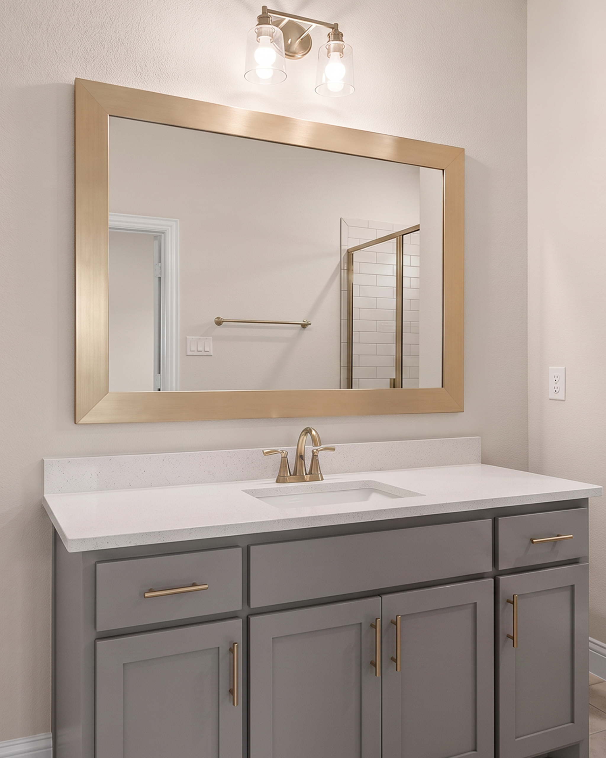 Framed mirror solutions for new homes, developments, and repeat construction