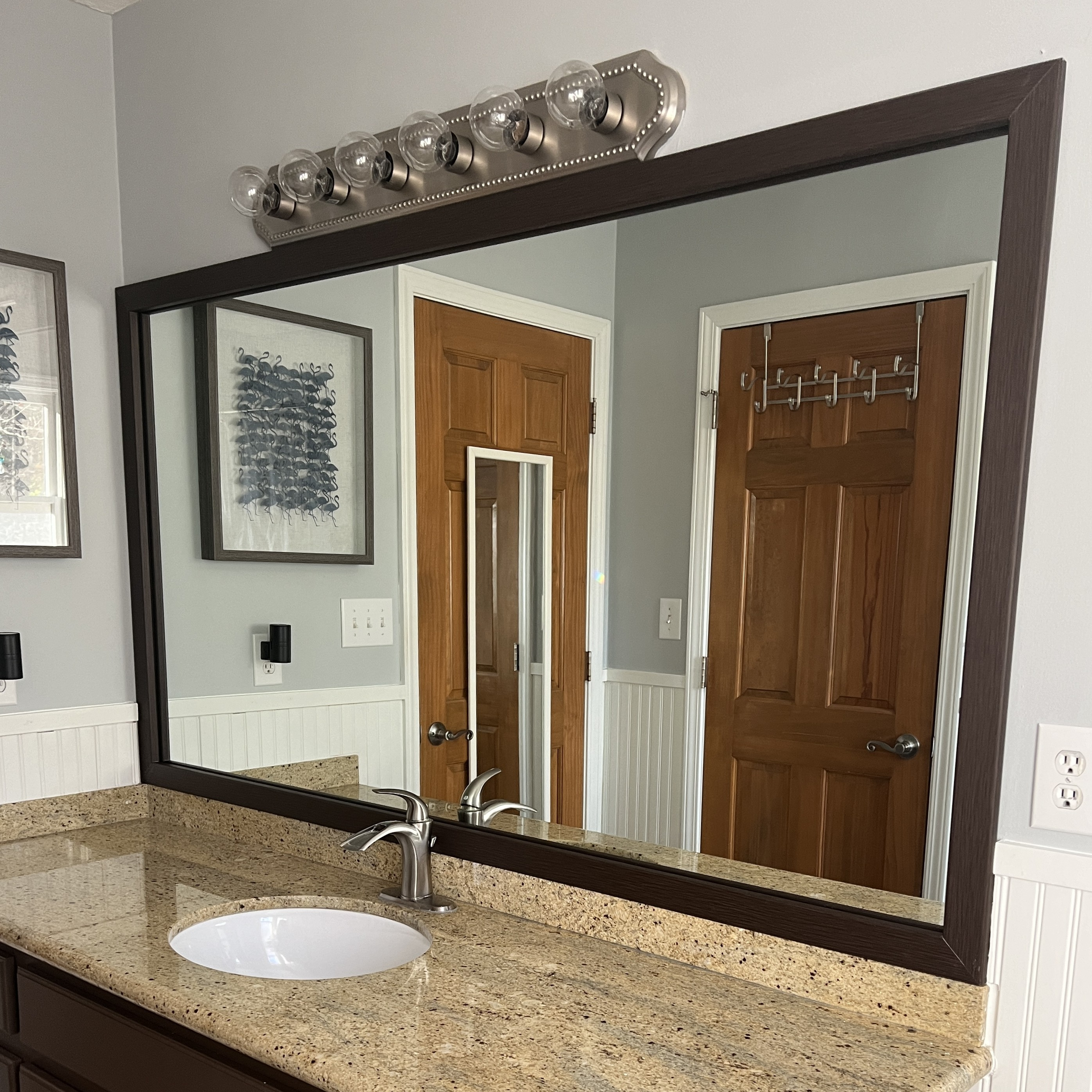 Weston Espresso Textured Add A Frame