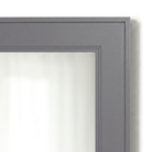 Porter Dark Gray Framed Mirror