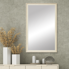 Kendall Antique White Framed Mirror