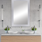 Pendleton Brushed Chrome Framed Mirror