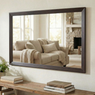 LaRue Espresso Framed Mirror