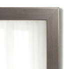 Meade Aged Nickel Framed Mirror