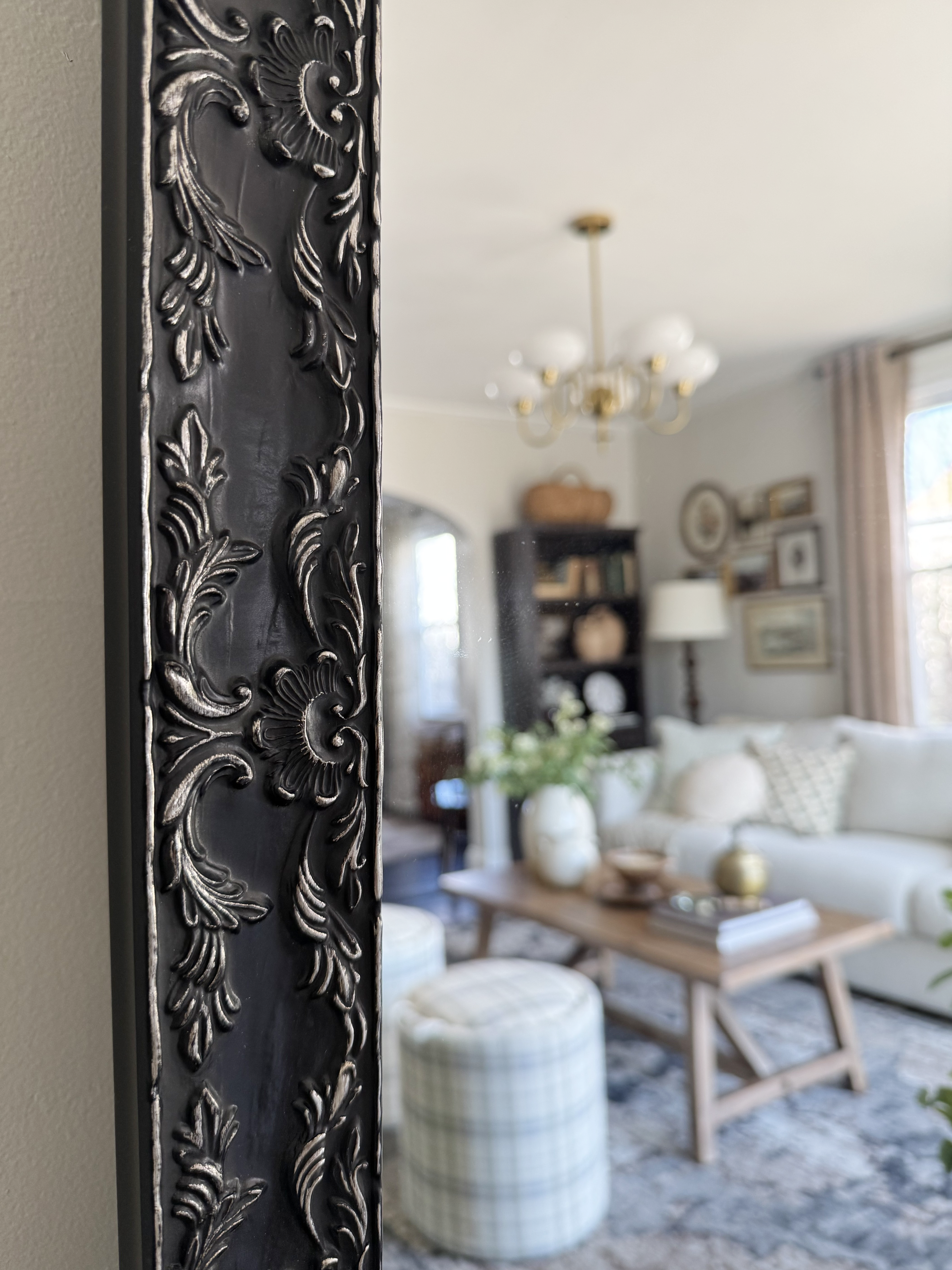 Maricopa Antique Nickel Framed Mirror