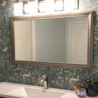 Woodford Nickel Framed Mirror