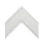 Porter White Framed Mirror