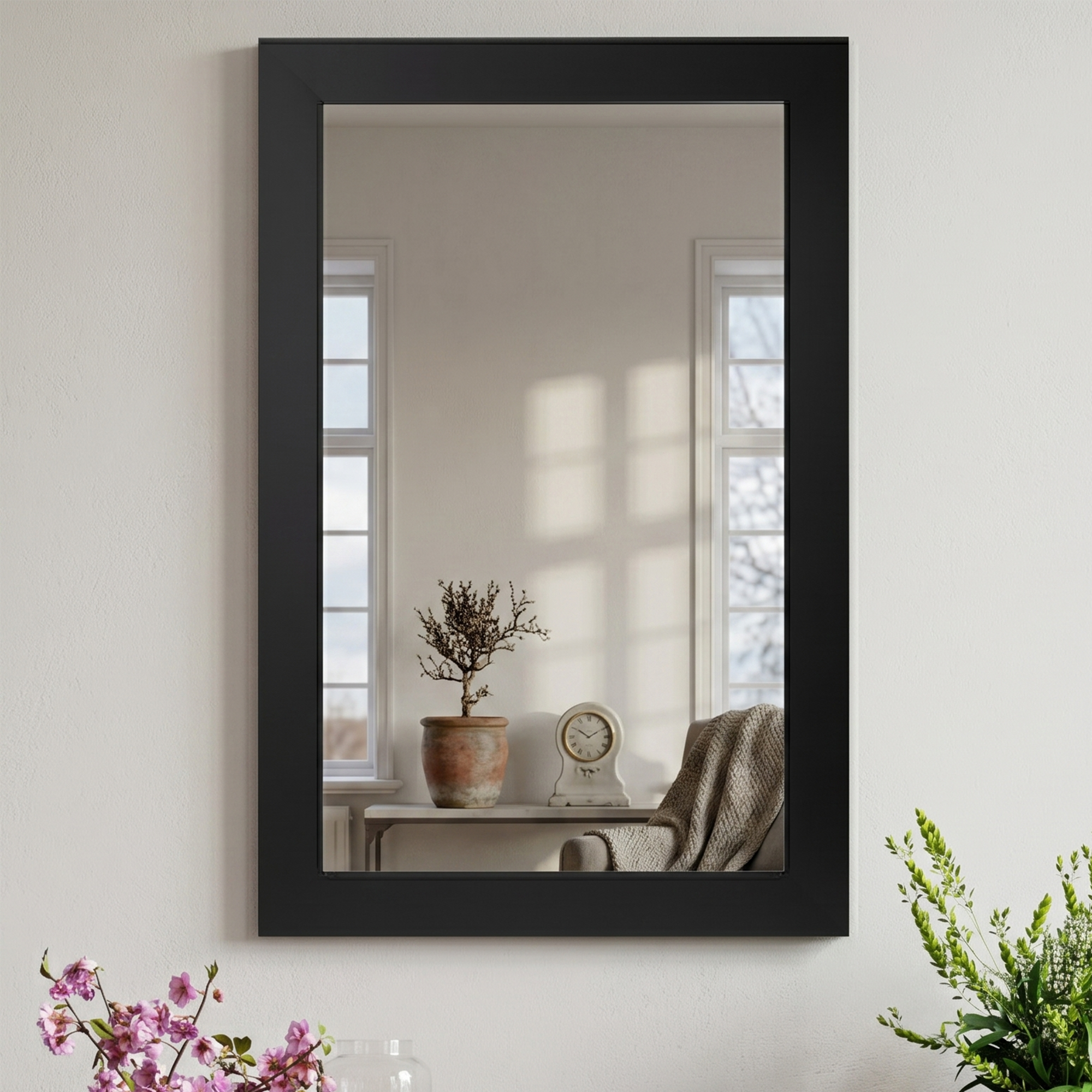Pendleton Black Framed Mirror