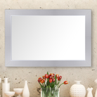 Pendleton Brushed Chrome Framed Mirror