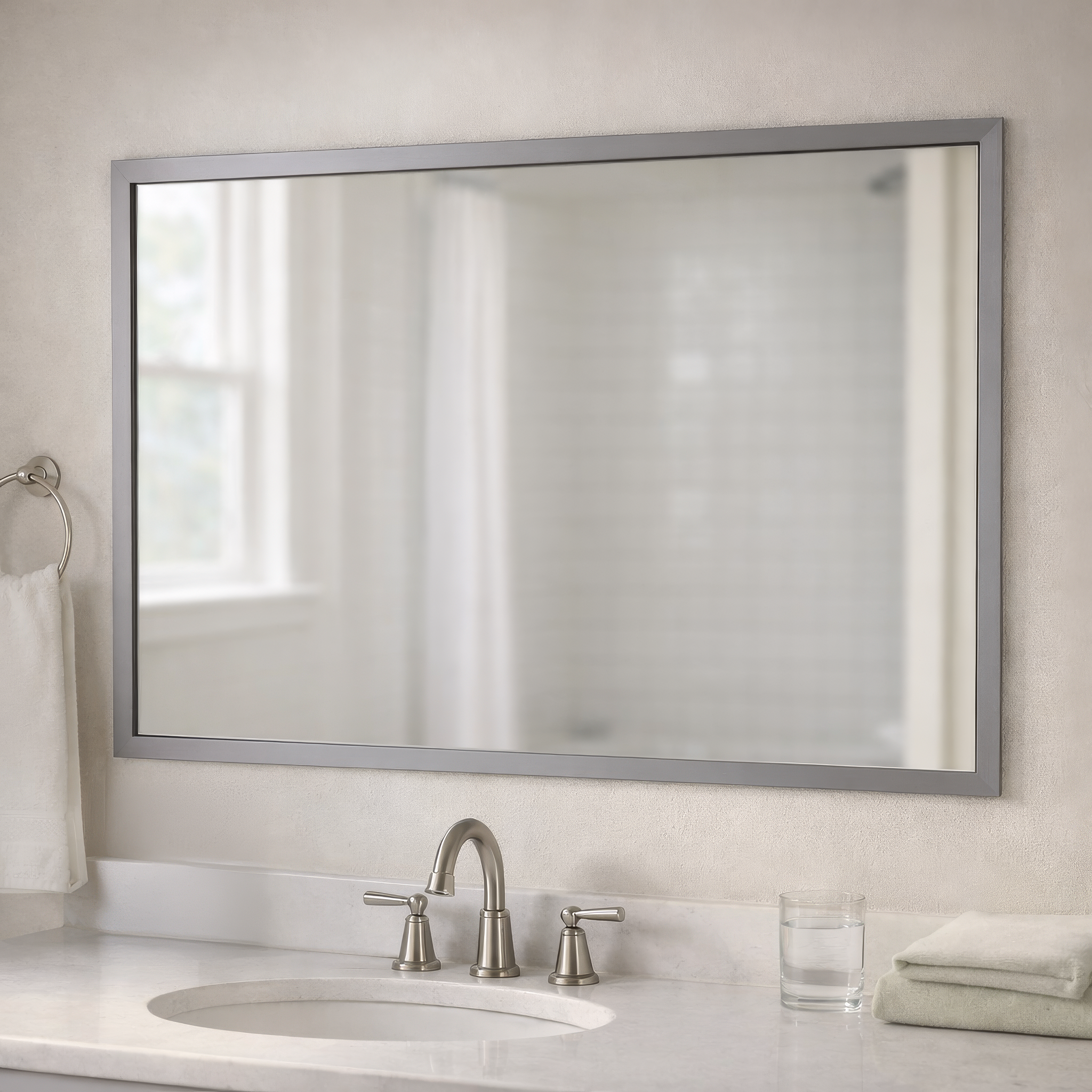Dawson Satin Nickel Add A Frame