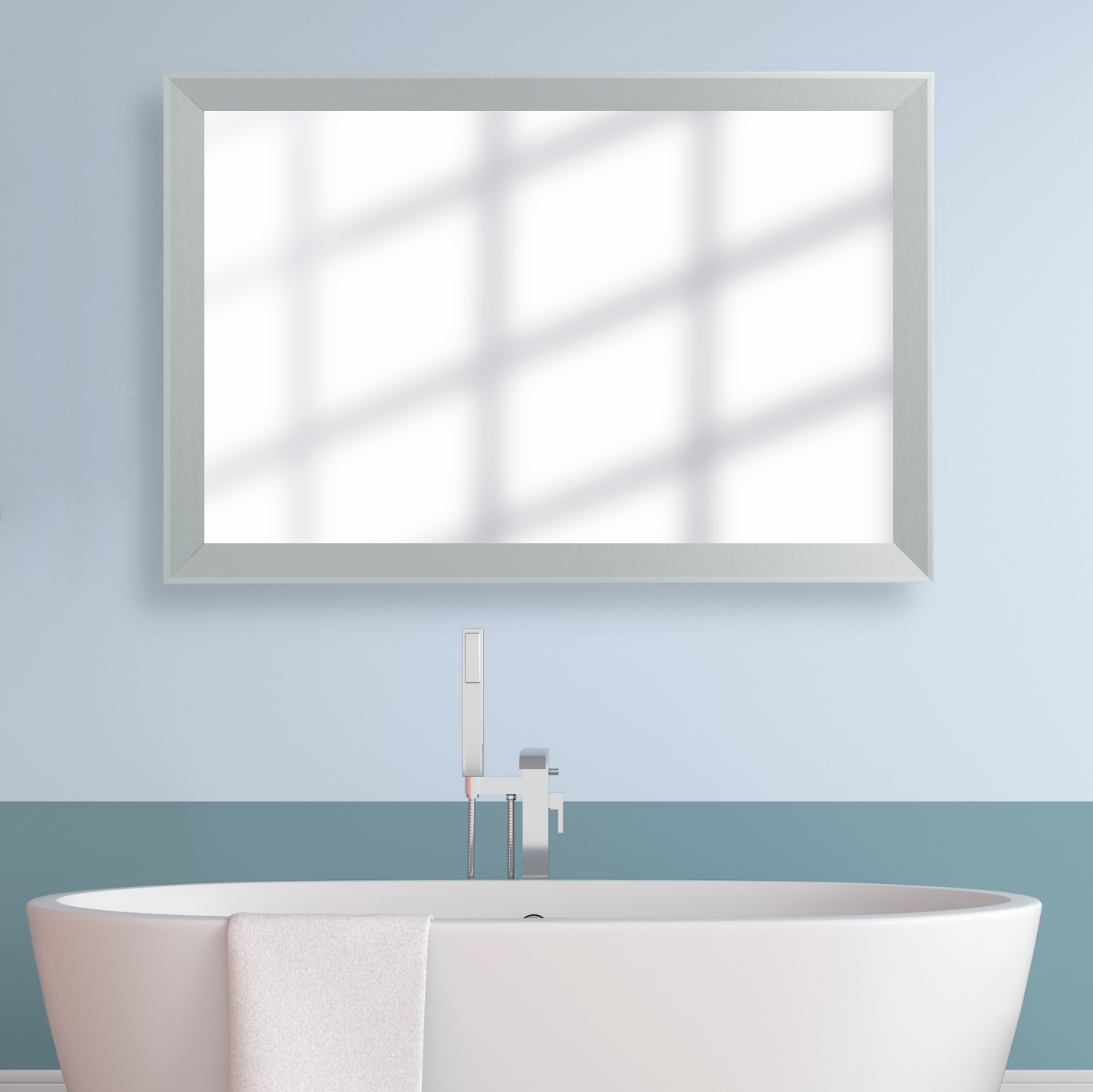 LaRue Chrome Framed Mirror