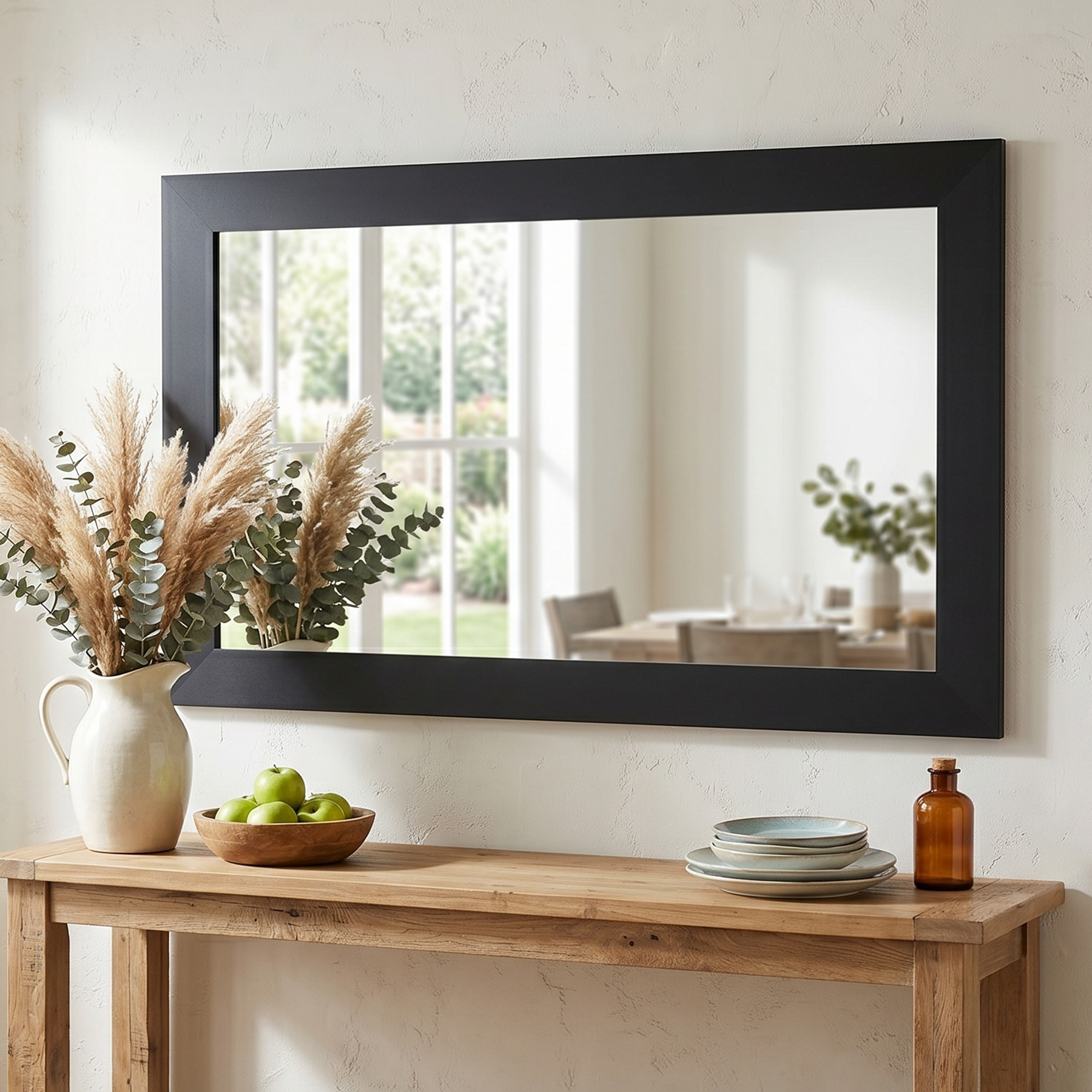 Pendleton Black Framed Mirror