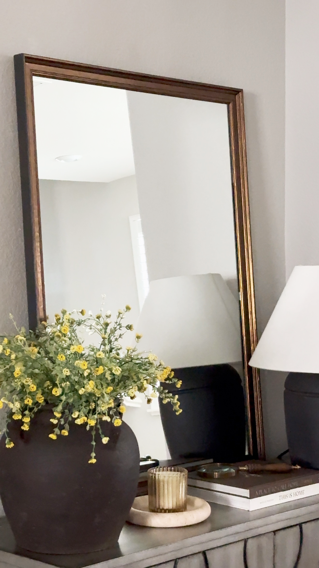 Crenshaw Bronze Framed Mirror