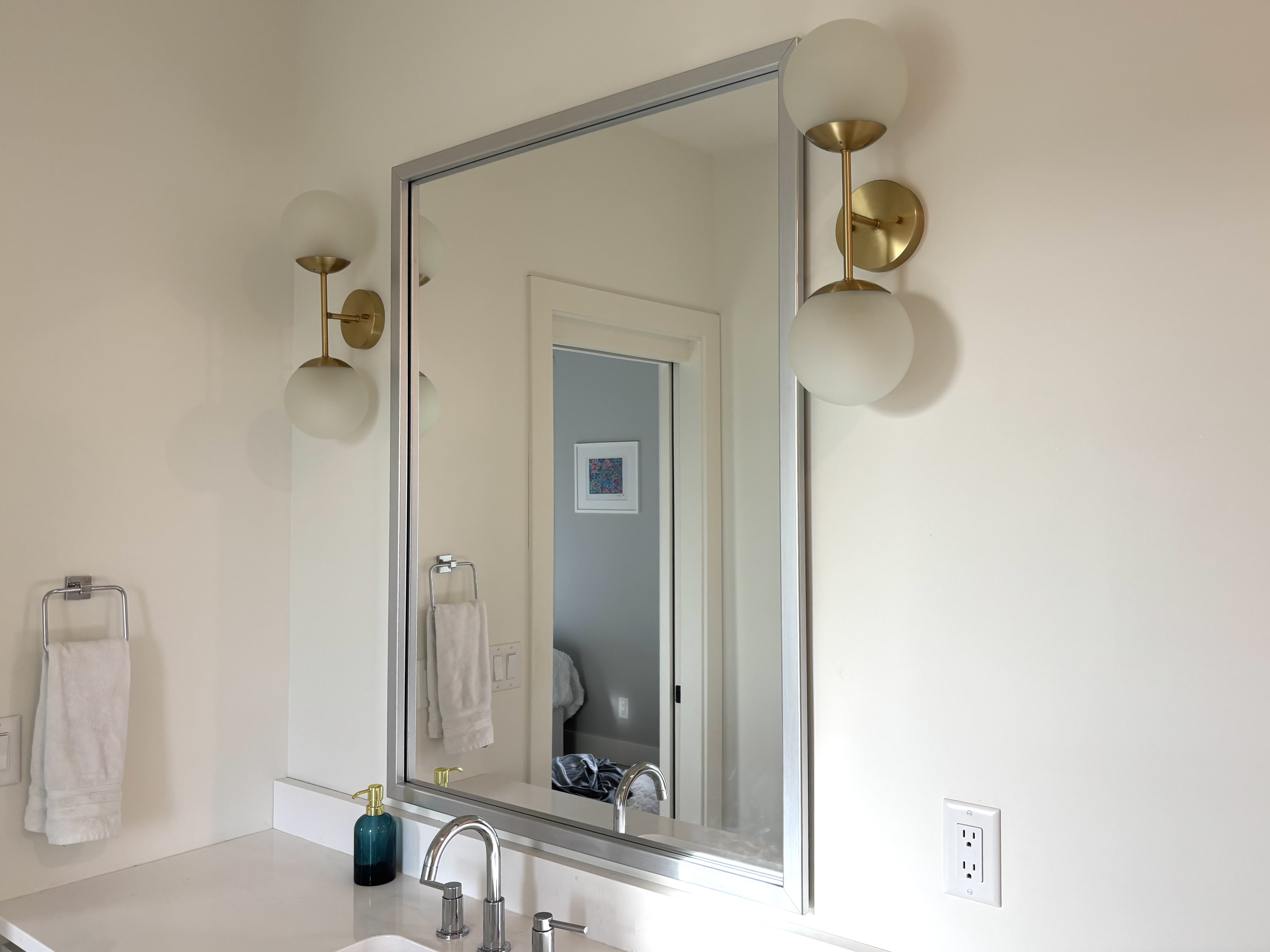 Dawson Brushed Chrome Add A Frame