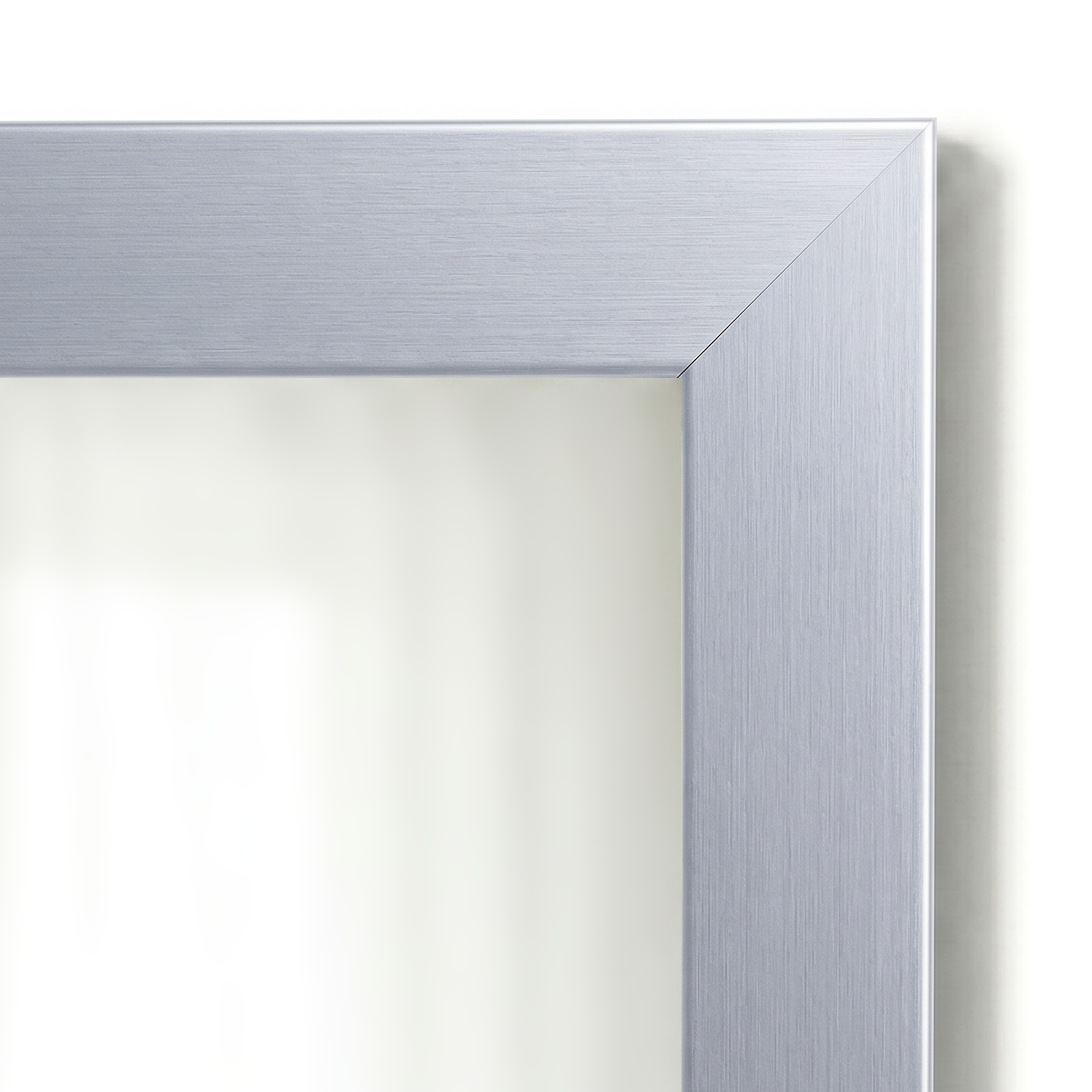 Pendleton Brushed Chrome Framed Mirror