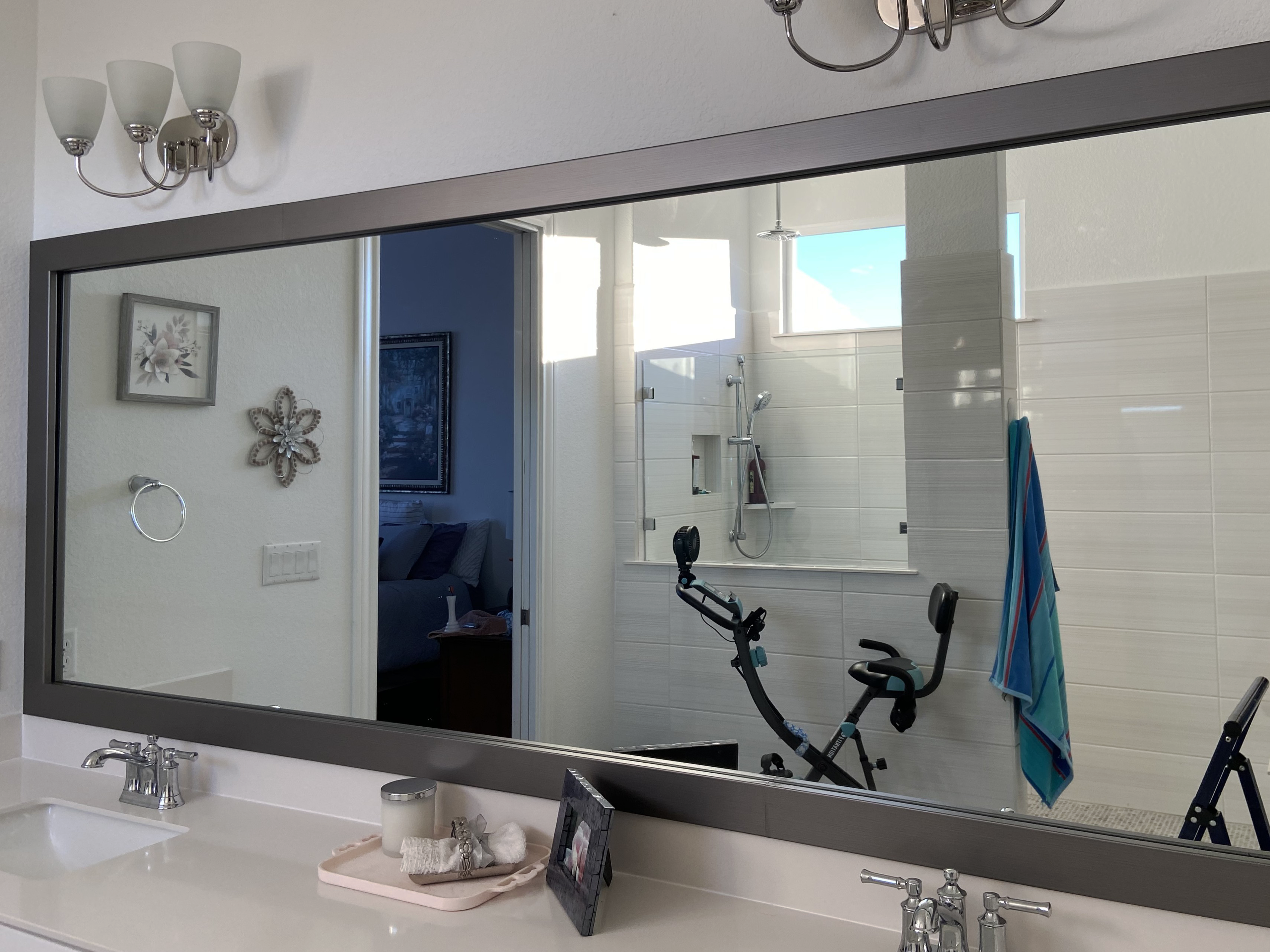Upton Satin Nickel Add A Frame
