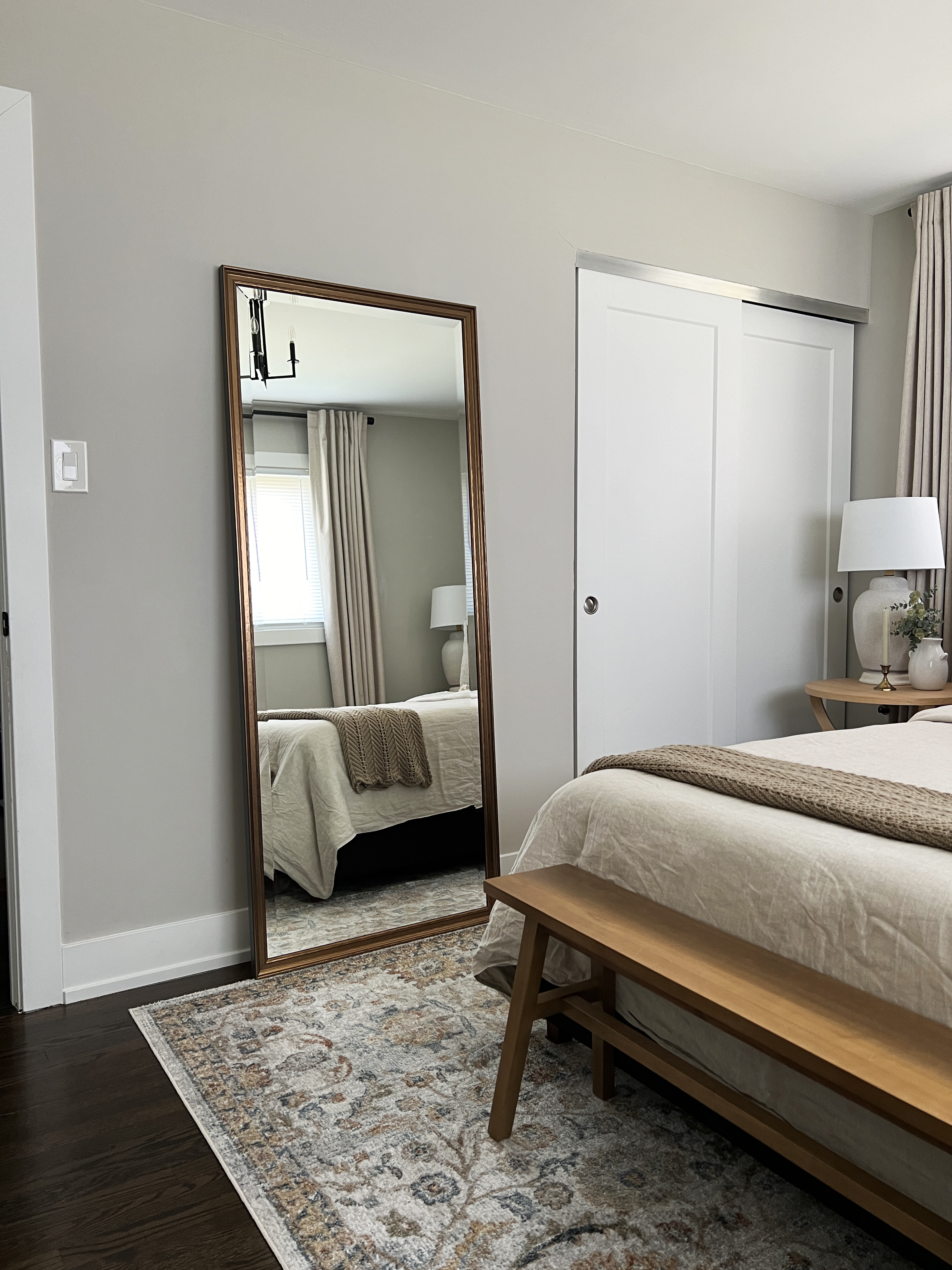 Crenshaw Bronze Framed Mirror
