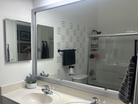 Meade Brushed Silver Framed Mirror