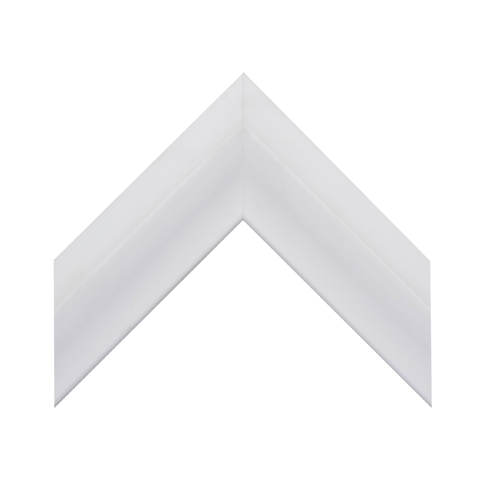 Woodford Pure White Framed Mirror