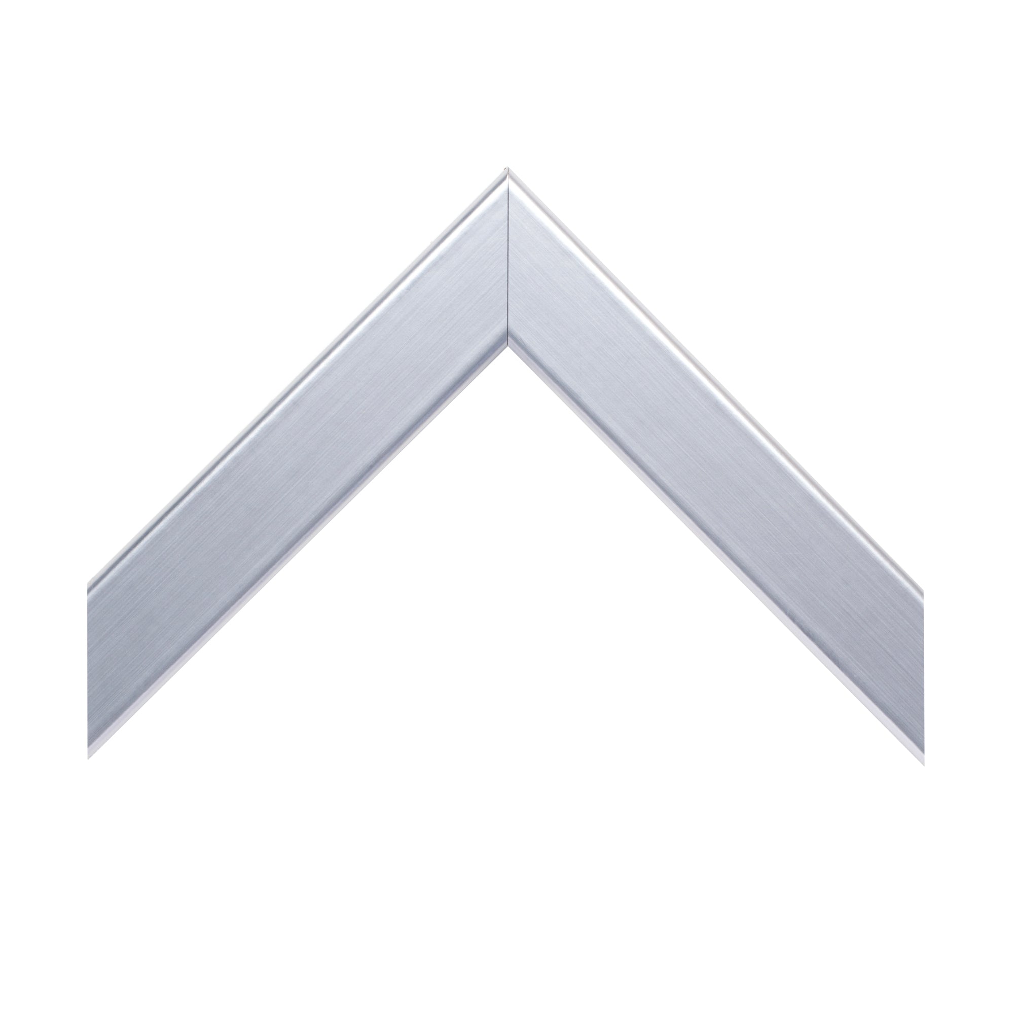 Ellis Brushed Chrome Framed Mirror