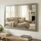 Meade Silver Framed Mirror