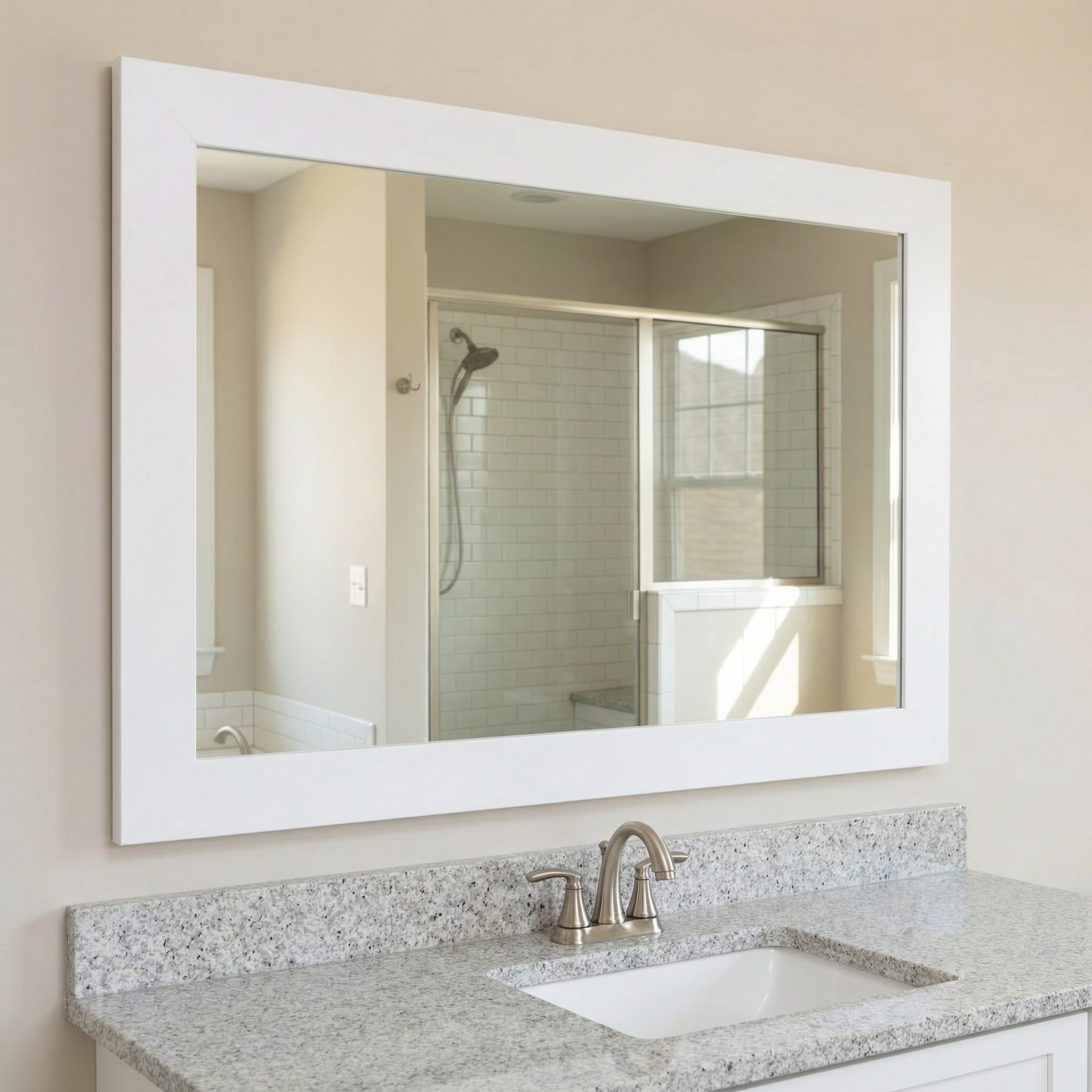 Upton Pure White Add A Frame