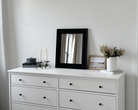 Porter Black Framed Mirror