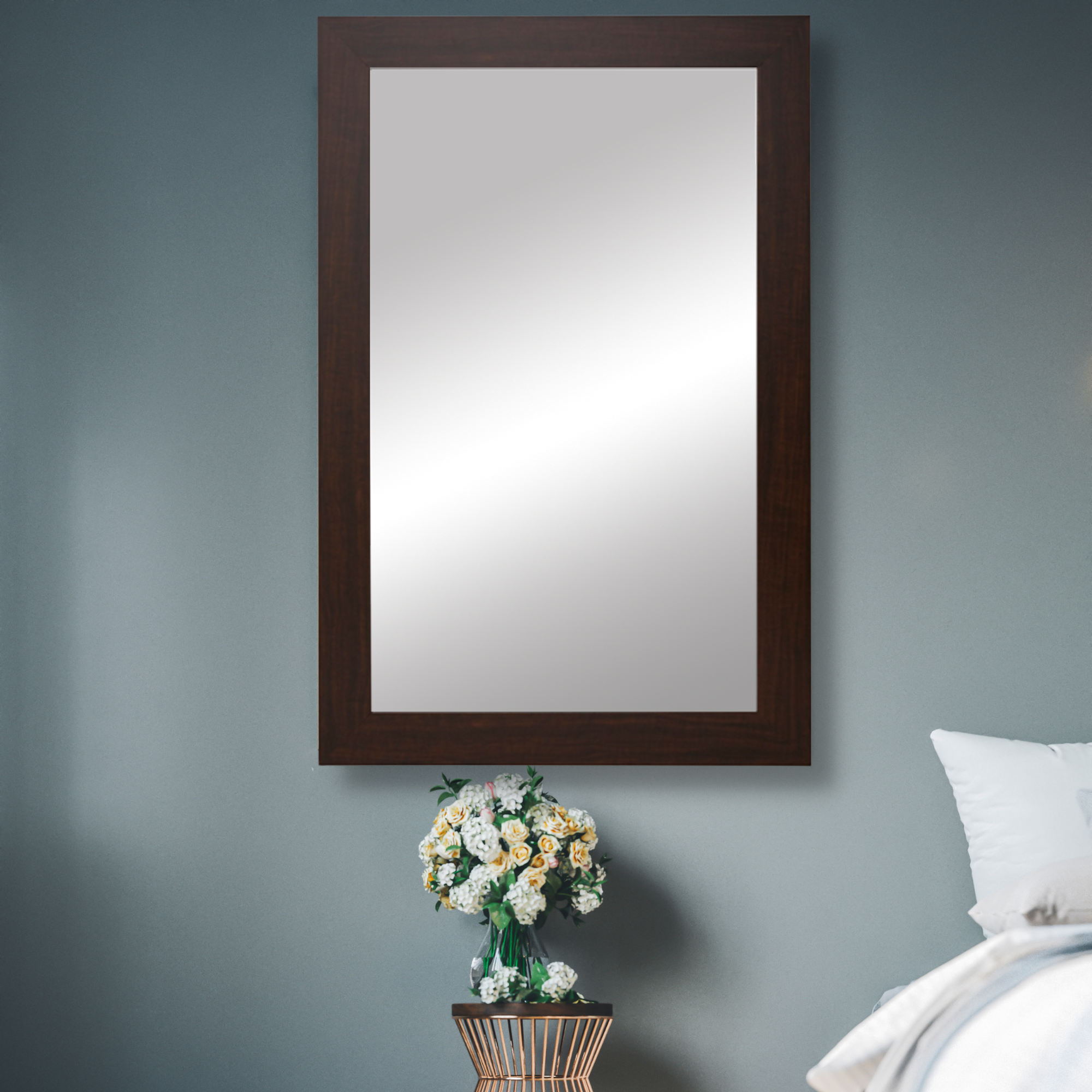 Pendleton Dark Walnut Framed Mirror