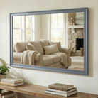 Morgan Light Gray Framed Mirror
