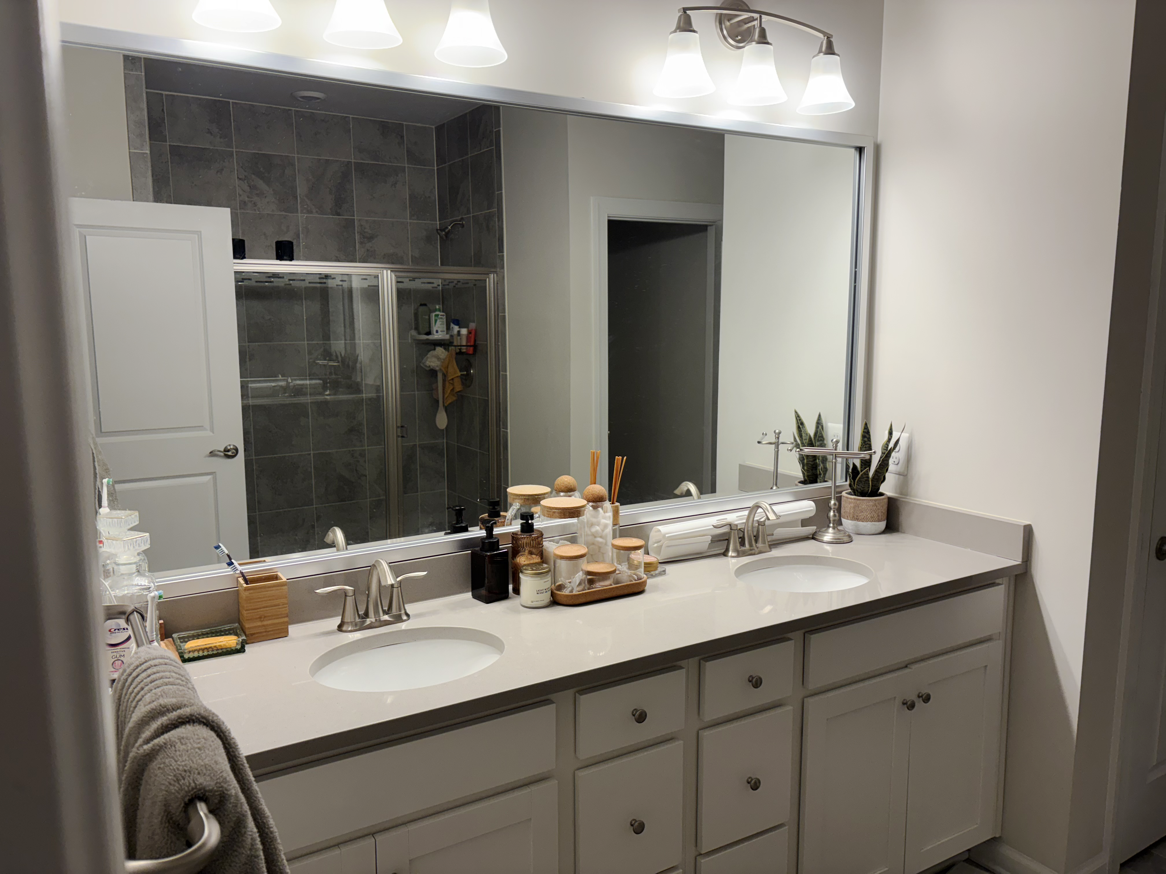 Dawson Brushed Chrome Add A Frame