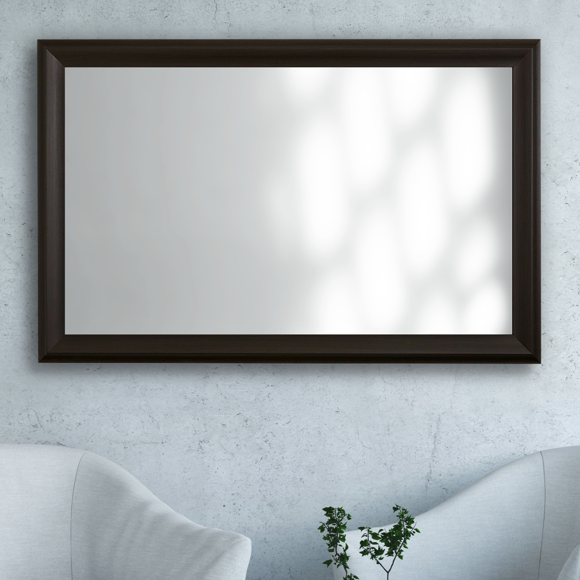 Woodford Walnut Framed Mirror