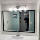 Ellis Black Framed Mirror