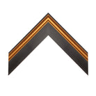 Kendall Black and Gold Framed Mirror
