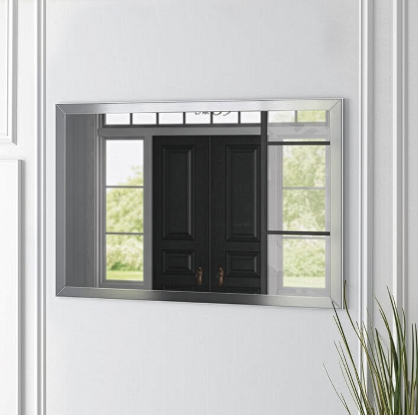 Meade Silver Framed Mirror