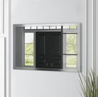 Meade Silver Framed Mirror
