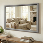 Woodford Nickel Framed Mirror