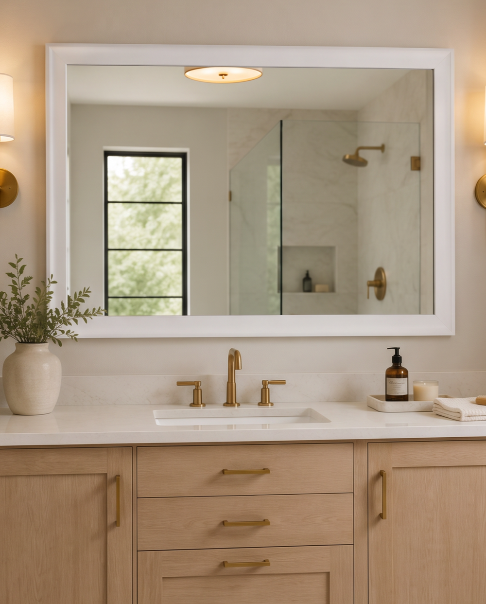 Your Bathroom Mirror Deserves a Finished Look