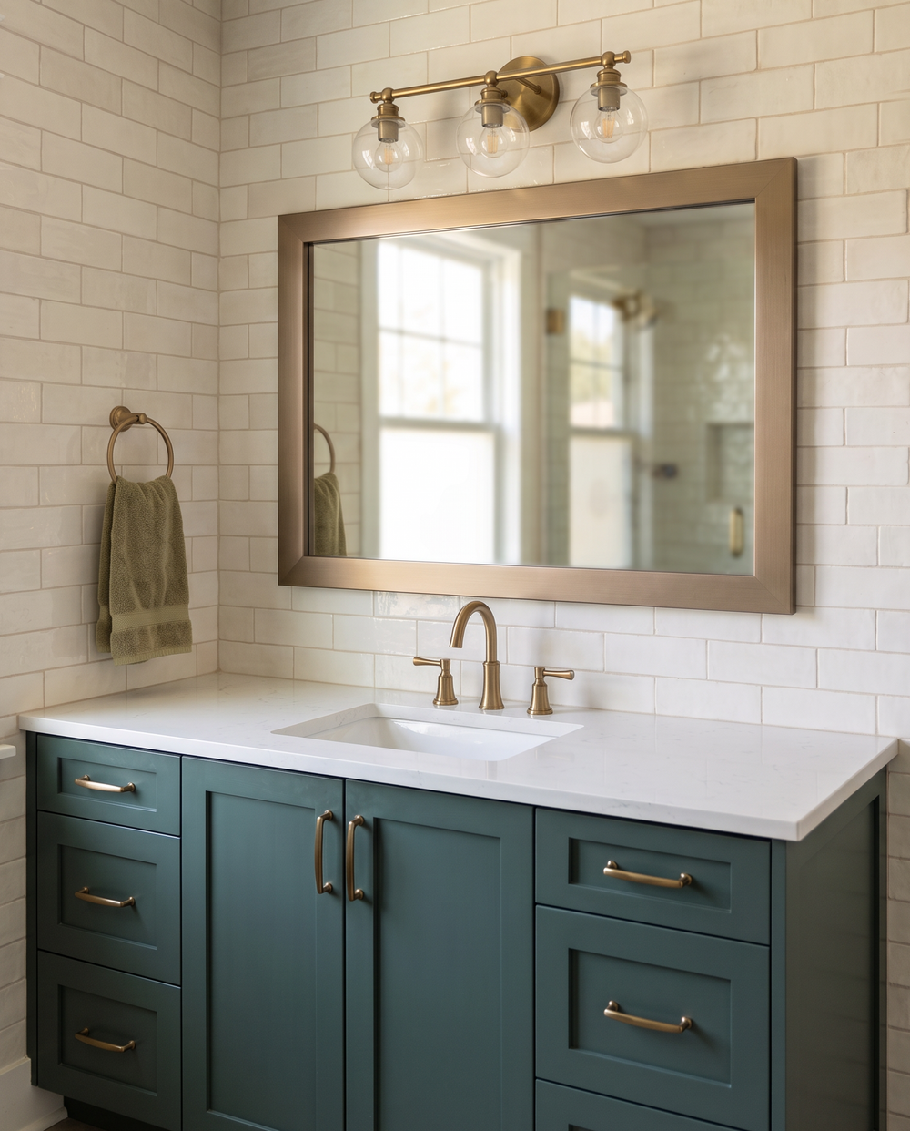 A Custom Frame for a Mirror That Isn't a Standard Size