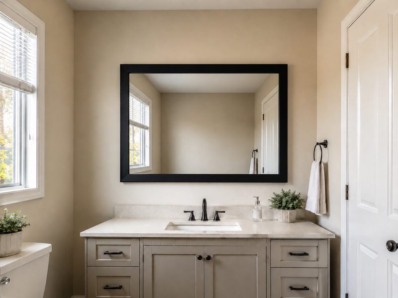 A New Construction Bathroom, Finished