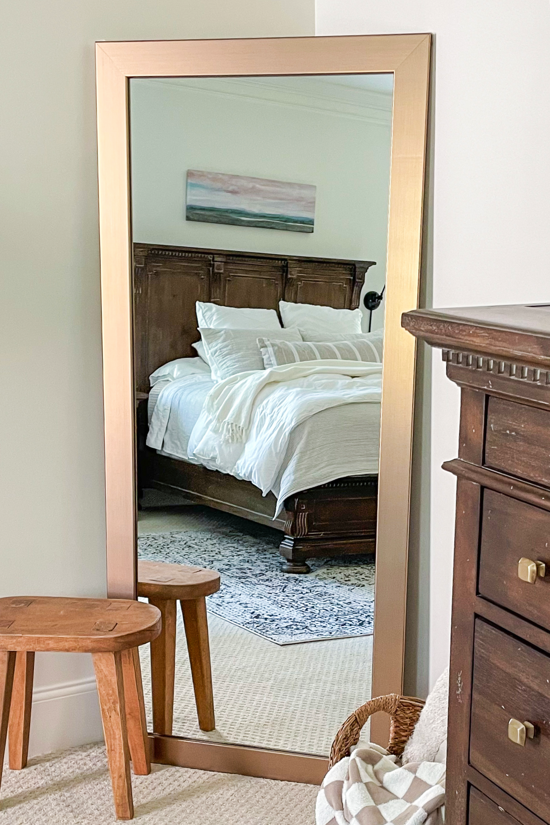 Pendleton Champagne Bronze Framed Mirror