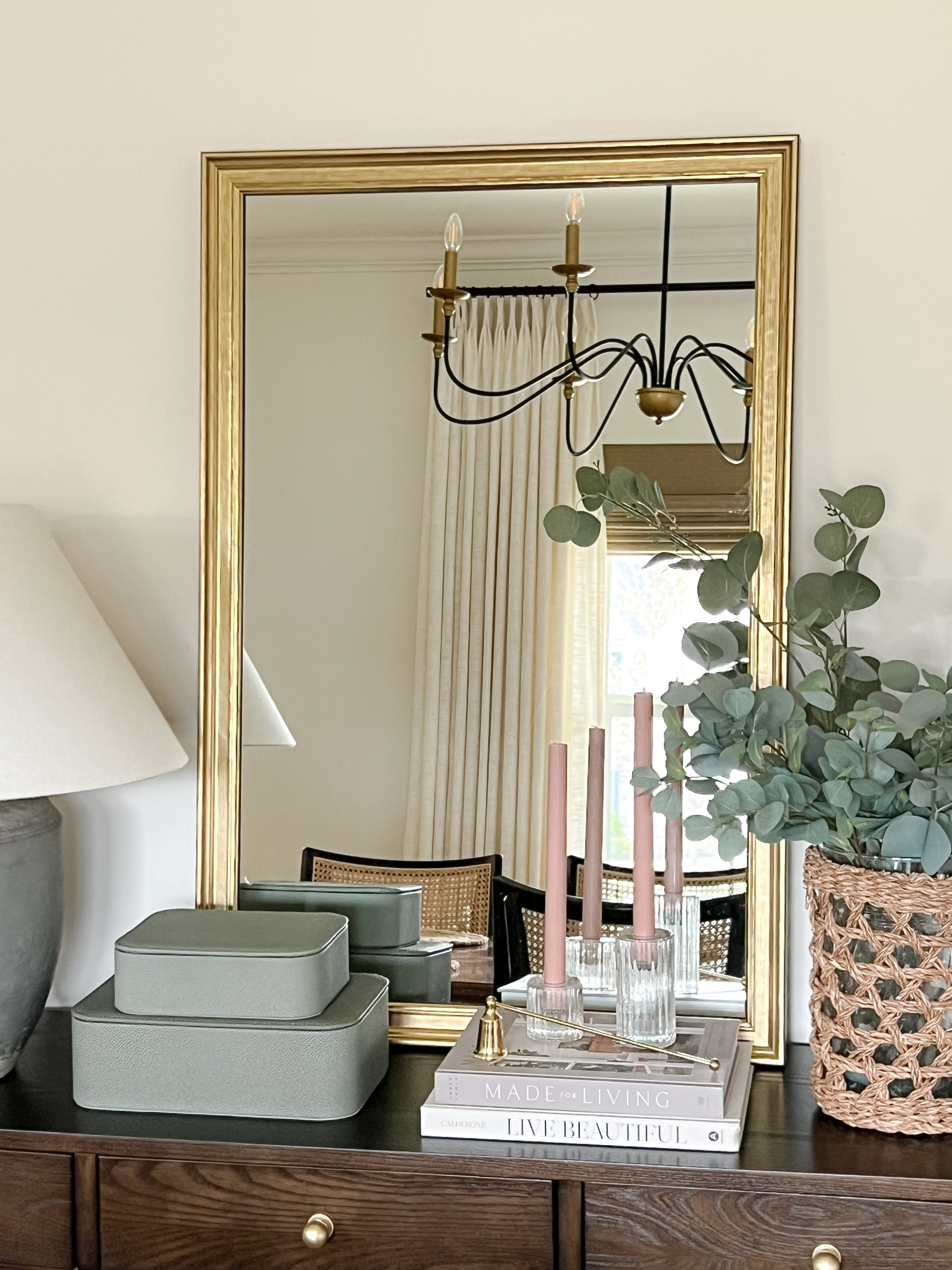 Crenshaw Gold Framed Mirror