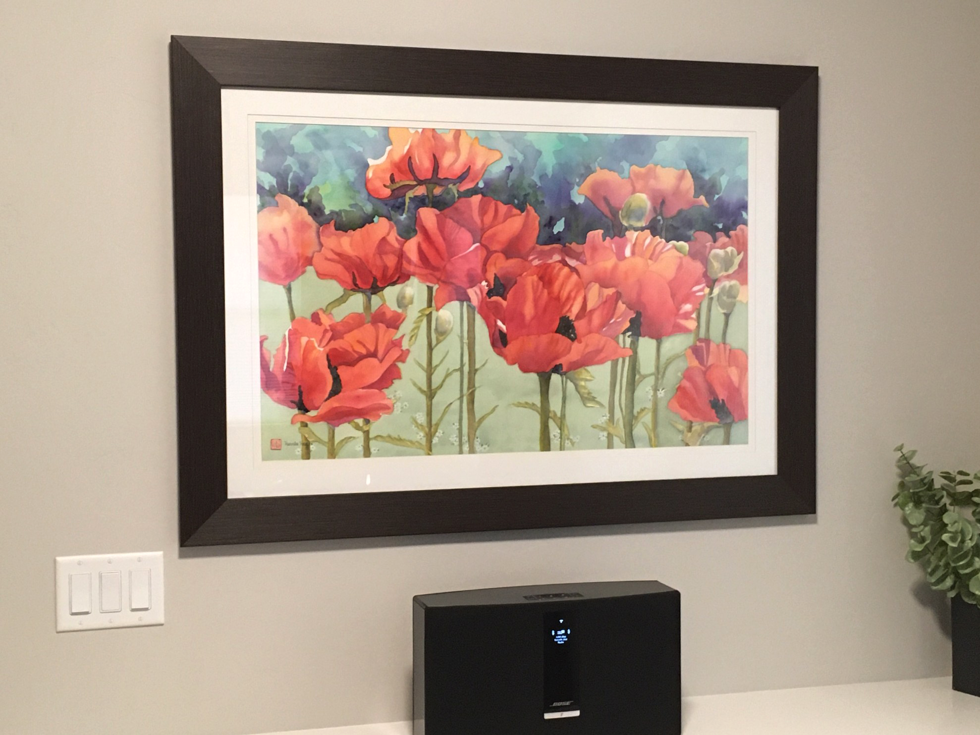 Pendleton Espresso Framed Mirror