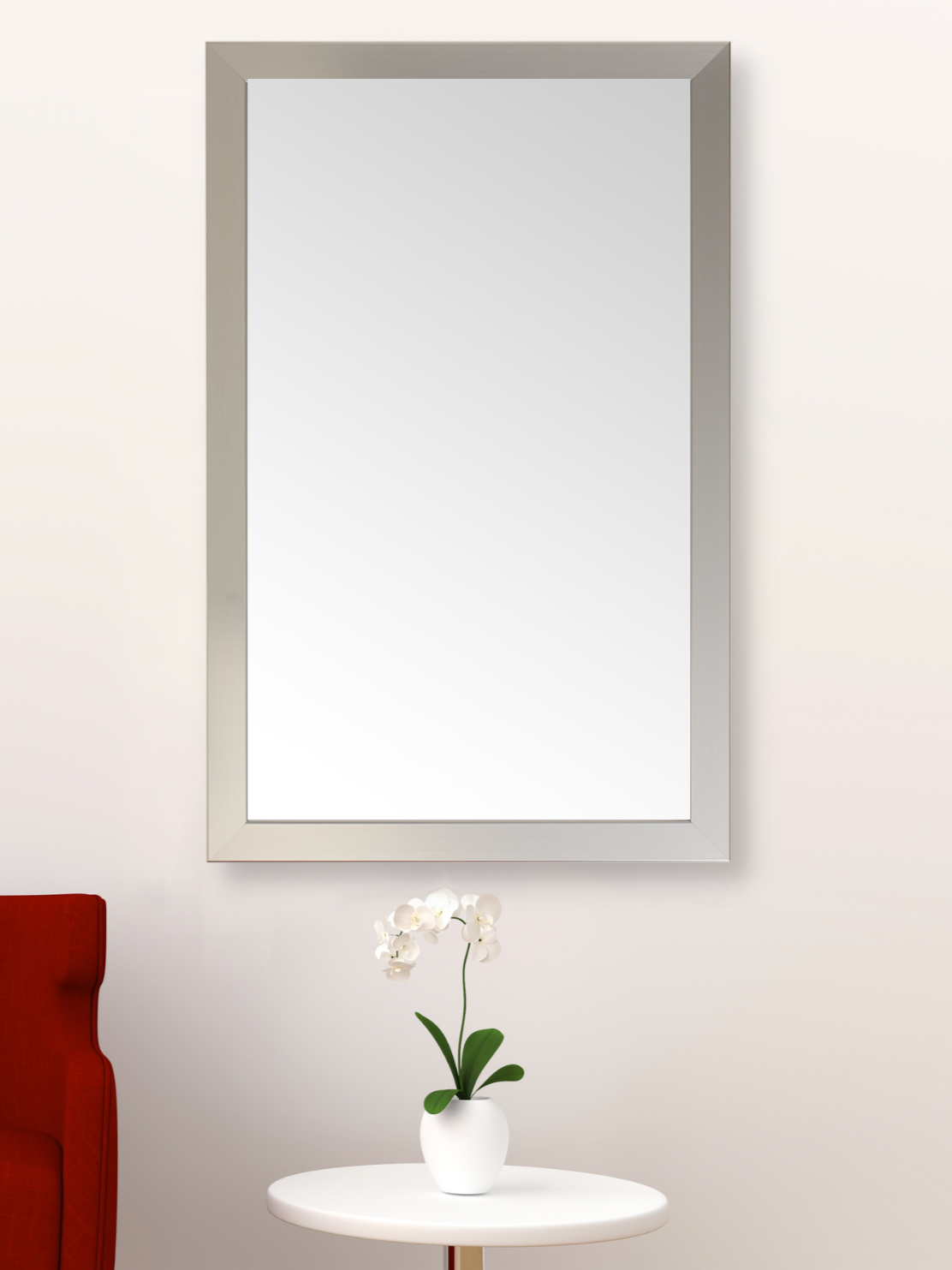 Meade Silver Framed Mirror