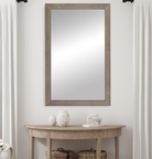 Huntington Distressed Charcoal Framed Mirror