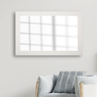 Pendleton Rustic White Framed Mirror