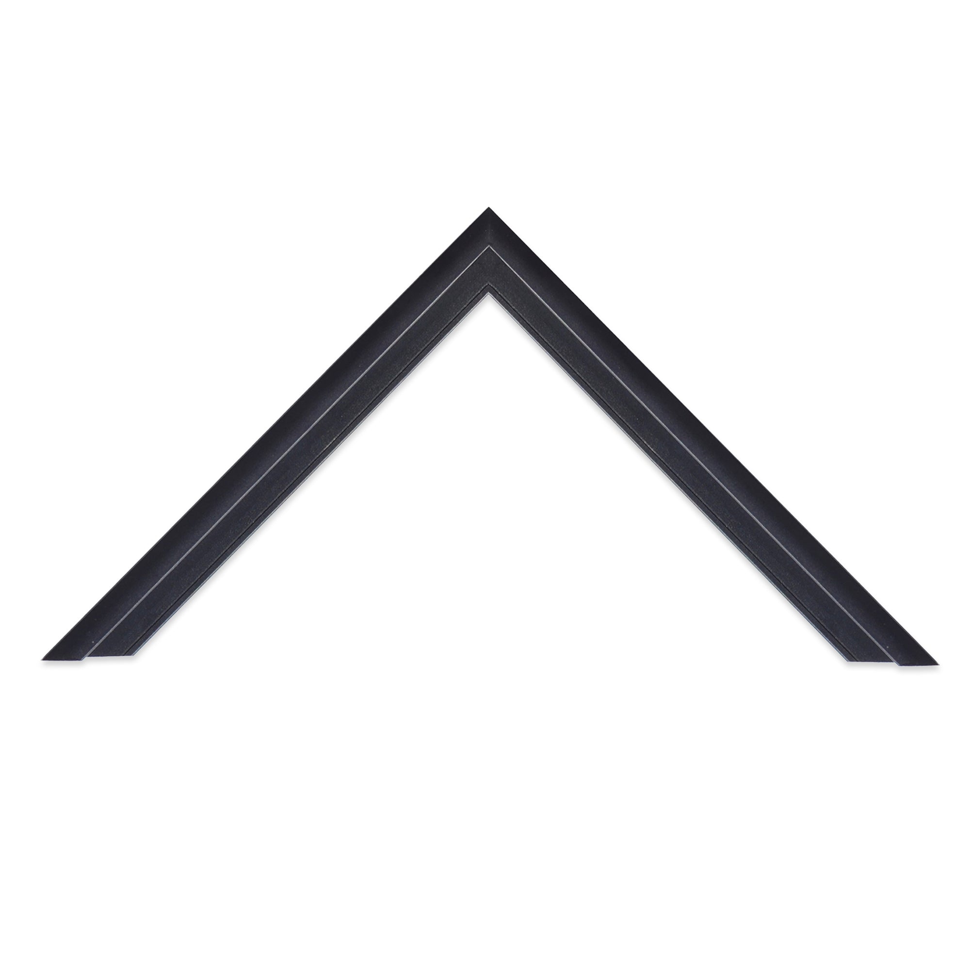 Stanton Black Metal Mirror