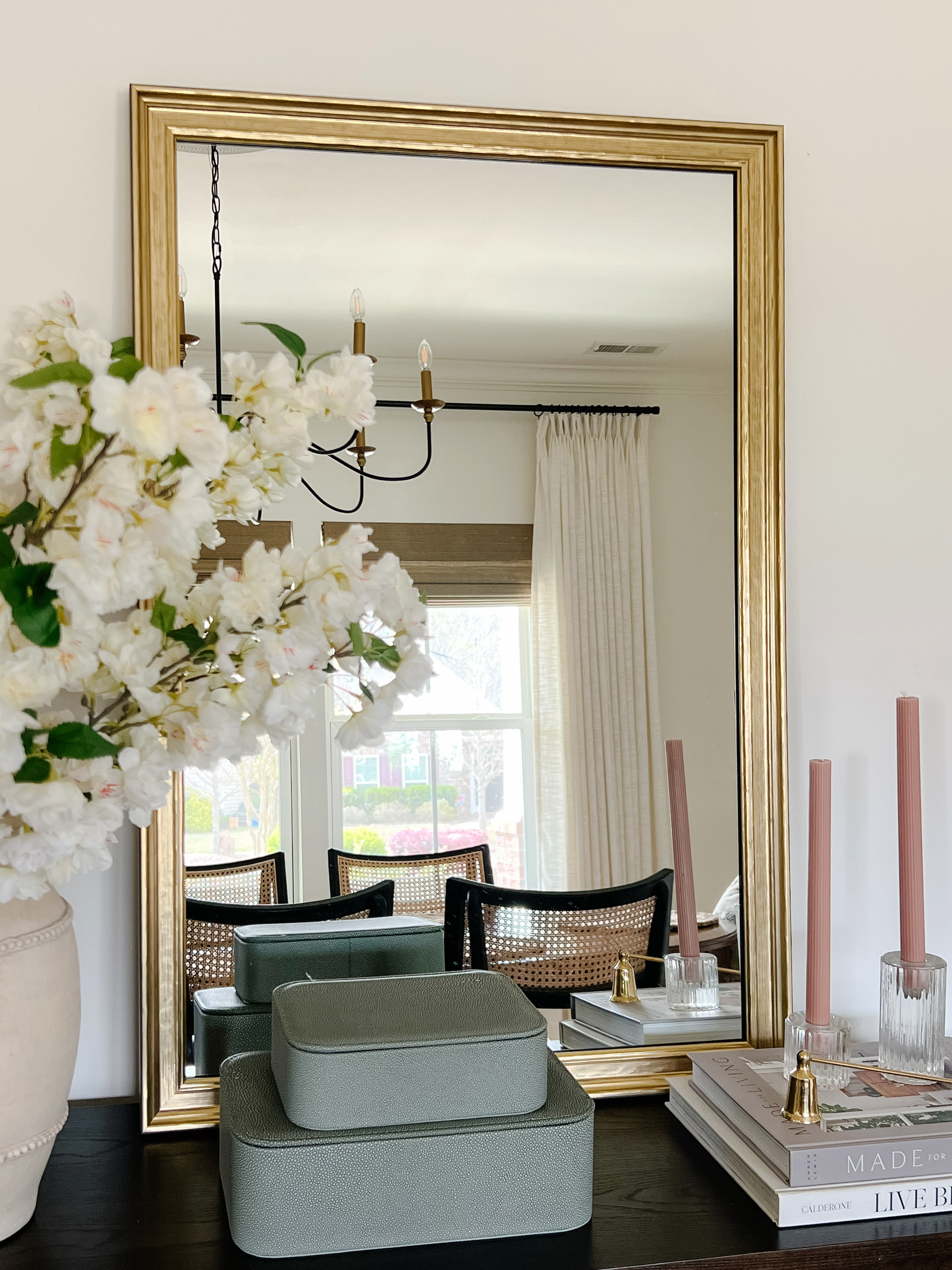 Crenshaw Gold Framed Mirror
