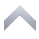 Meade Brushed Chrome Framed Mirror