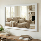 Morgan White Framed Mirror