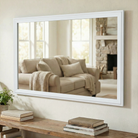 Woodford Pure White Framed Mirror